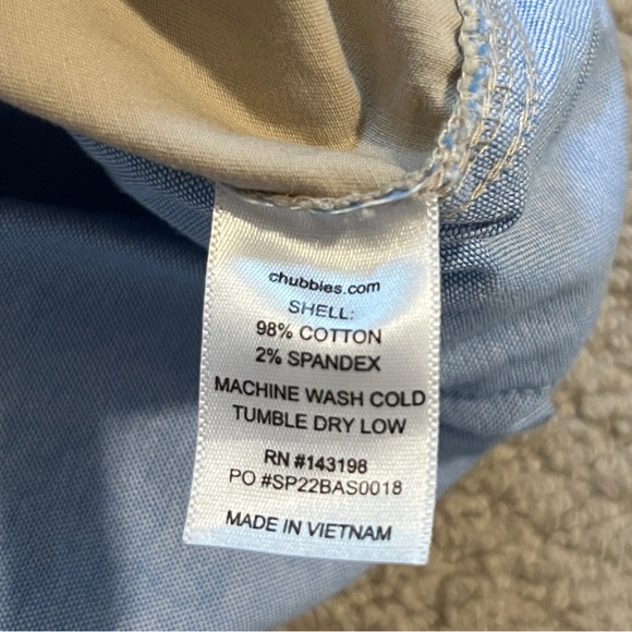 Chubbies Khaki Shorts Size Medium - Picture 10 of 13